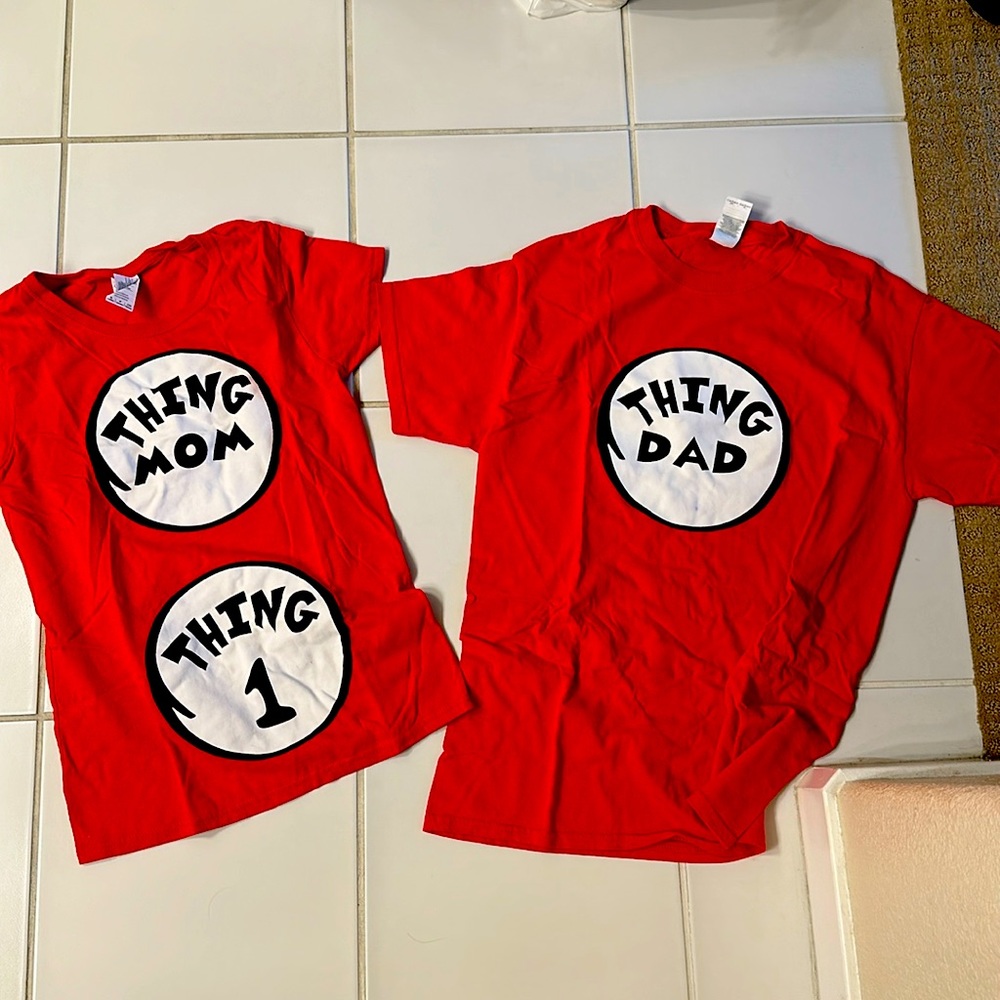 THING MOM, THING DAD, THING 1- T shirts